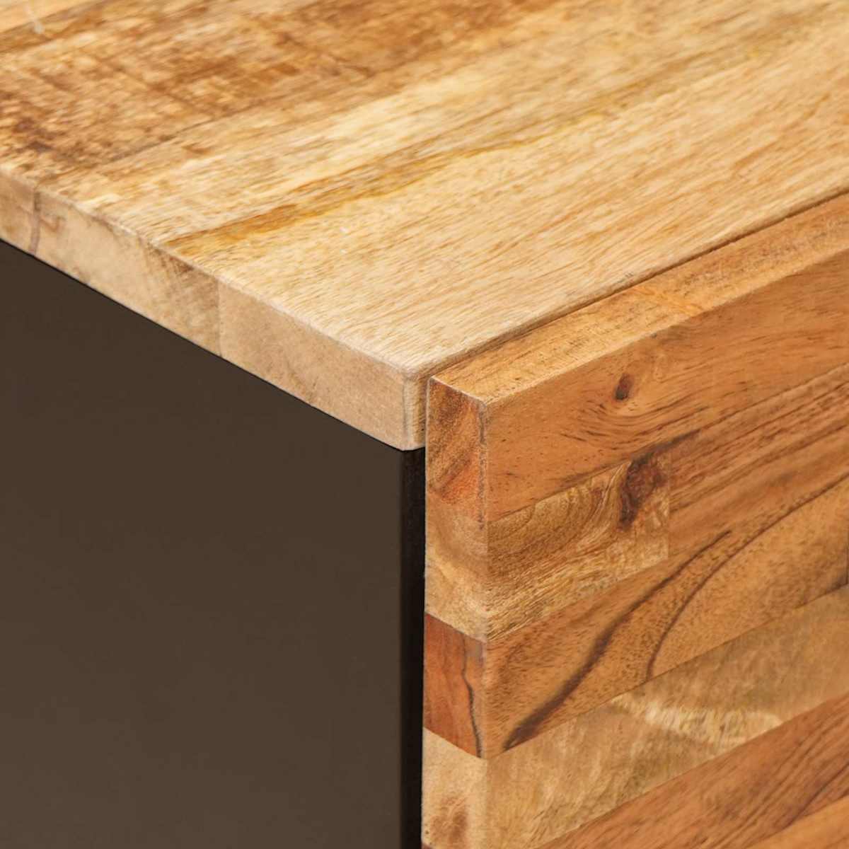 Natskab Brun 40 x 33 x 46 cm Massivt mangotræ - Billede 7