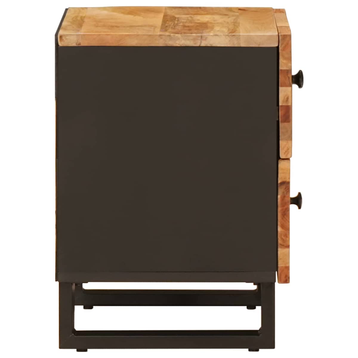 Natskab Brun 40 x 33 x 46 cm Massivt mangotræ - Billede 5