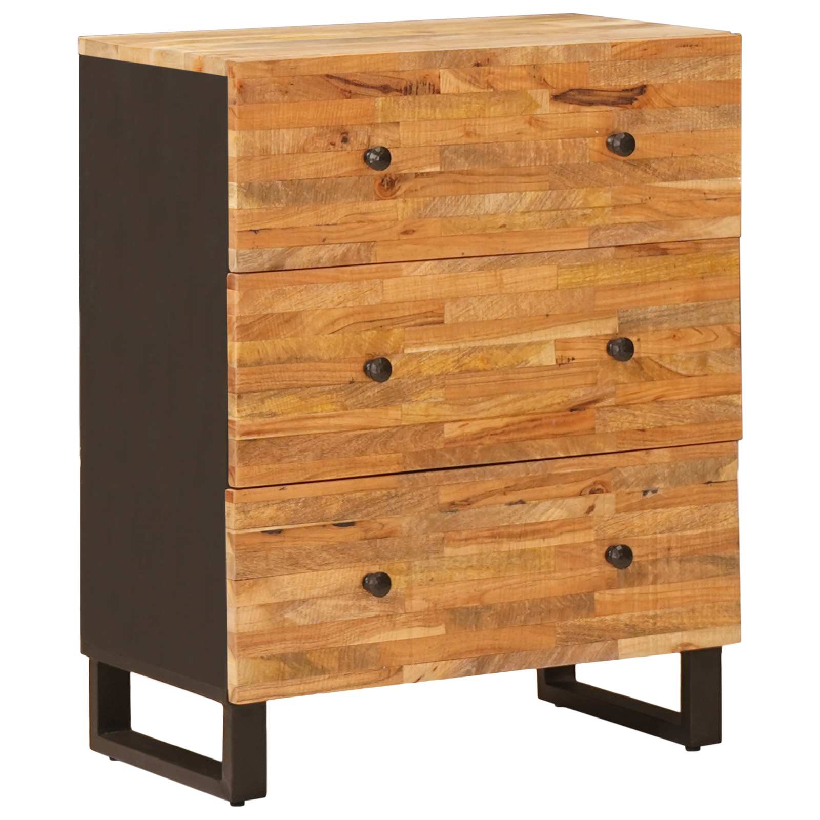 vidaXL Aufbewahrungs-Sideboard Braun 60 x 33,5 x 75 cm