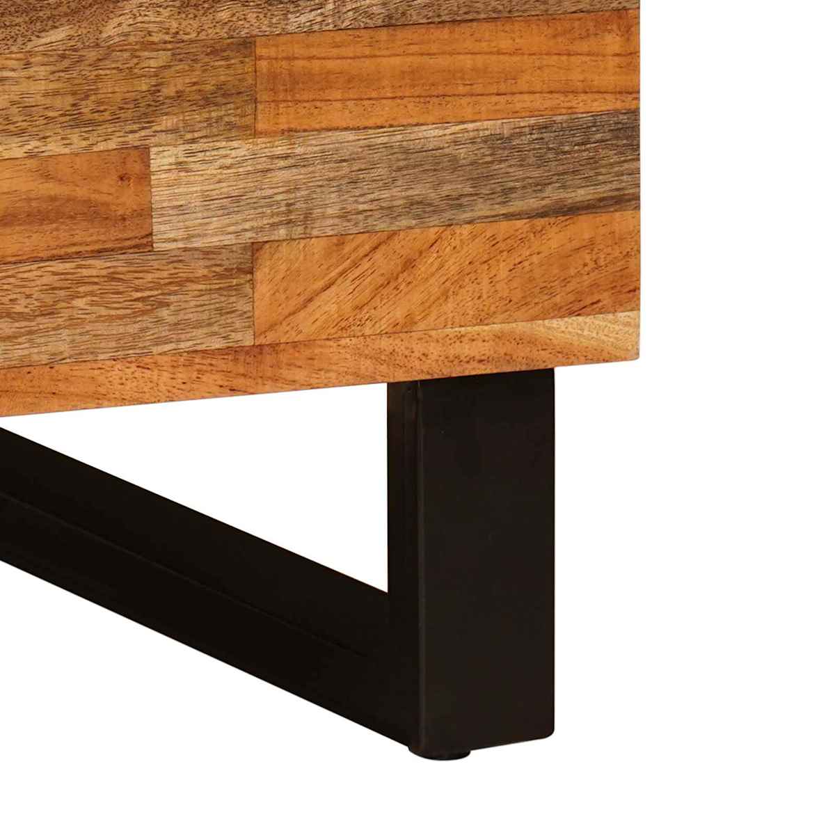 Sofabord Brun 80 x 50 x 40 cm Massivt mangotræ - Billede 8
