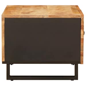 Konferenční stolek Hnědá 80 x 50 x 40 cm Masivní mangové dřevo - obrázek 4