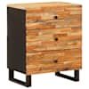 vidaXL Voodikapp sahtliga Pruun 50 x 33 x 62 cm Tugev mango puu