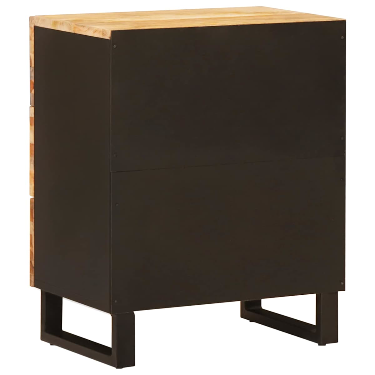 Sengekabinett med skuffe Brun 50 x 33 x 62 cm Massivt mangotræ - Billede 5