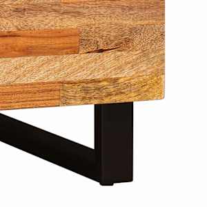 Konferenční stolek Hnědá 100 x 54 x 40 cm Masivní mangové dřevo - obrázek 8