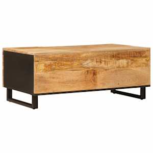 Konferenční stolek Hnědá 100 x 54 x 40 cm Masivní mangové dřevo - obrázek 5