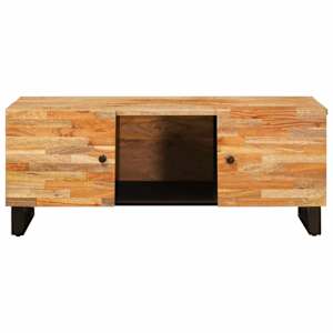 Konferenční stolek Hnědá 100 x 54 x 40 cm Masivní mangové dřevo - obrázek 3