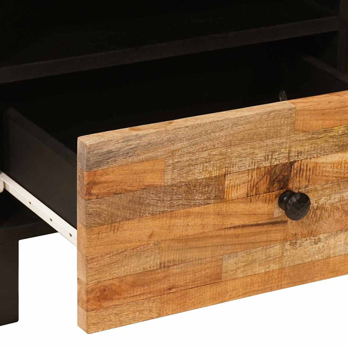 Sofabord Brun 80 x 54 x 40 cm Massivt mangotræ - Billede 7
