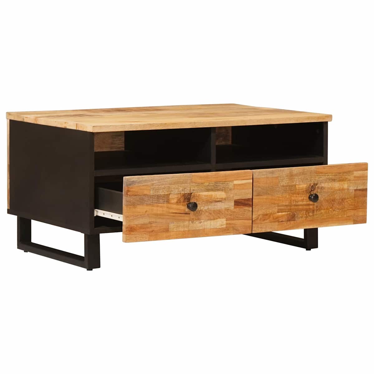 Sofabord Brun 80 x 54 x 40 cm Massivt mangotræ - Billede 2