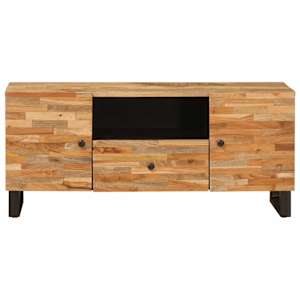 Televizní skříň Hnědá 105 x 33 x 46 cm Masivní mangové dřevo - obrázek 3