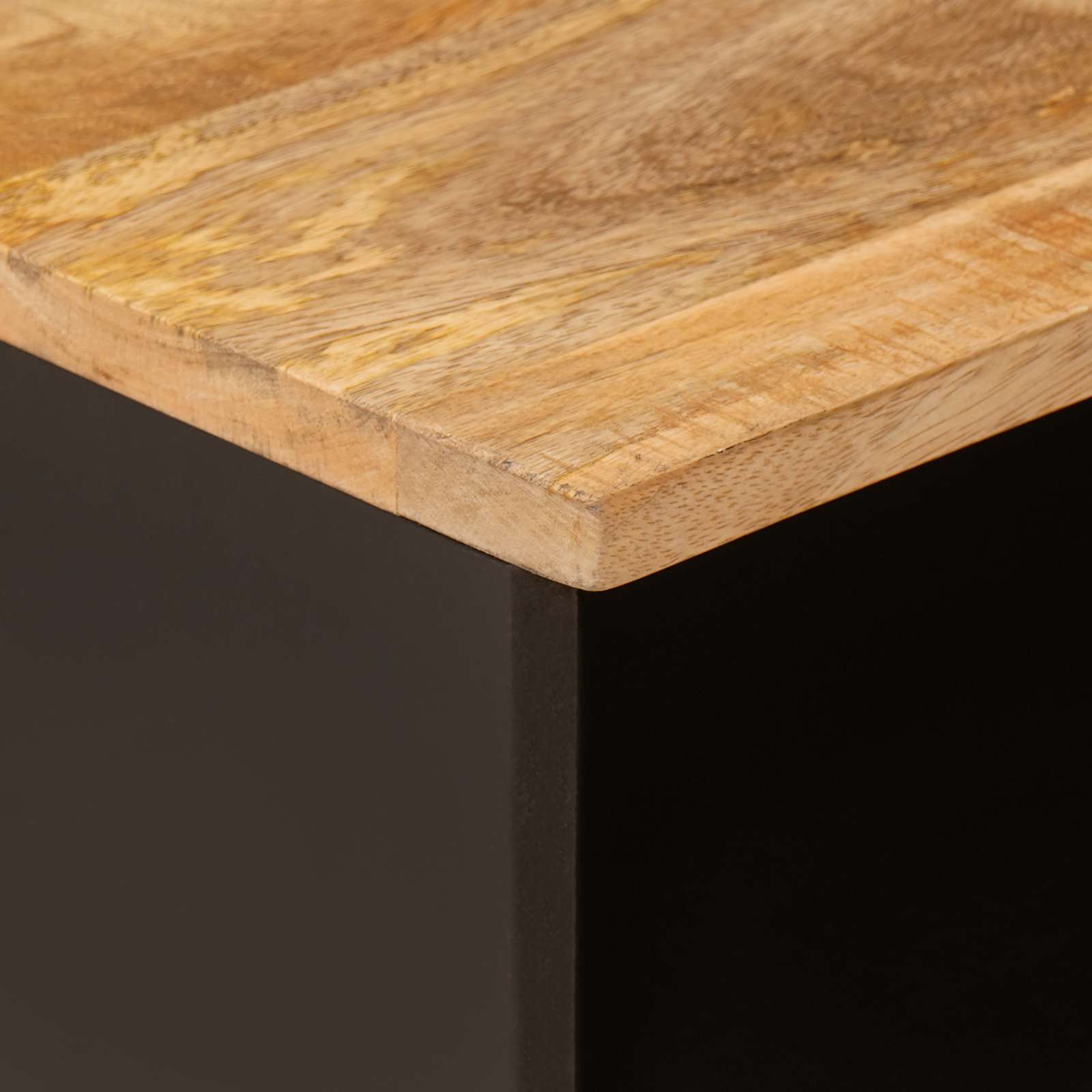 TV-kast met lade Bruin 100 x 33,5 x 46 cm Massief Mango Hout image 6