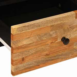 Televizní skříň Hnědá 100 x 33 x 46 cm Masivní mangové dřevo - obrázek 7