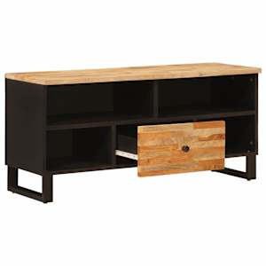 Televizní skříň Hnědá 100 x 33 x 46 cm Masivní mangové dřevo - obrázek 2