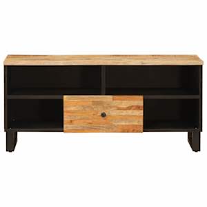 Televizní skříň Hnědá 100 x 33 x 46 cm Masivní mangové dřevo - obrázek 3