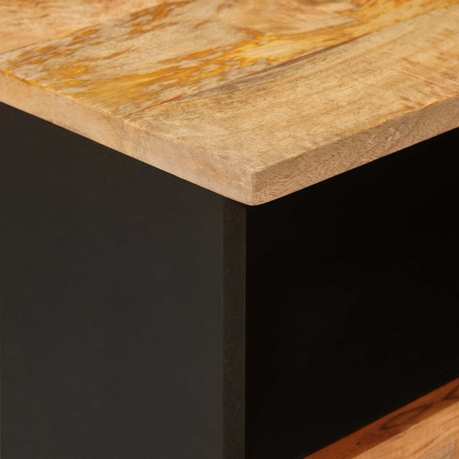 TV-kast Corona Bruin 100 x 33,5 x 46 cm Massief Mango Hout image 6