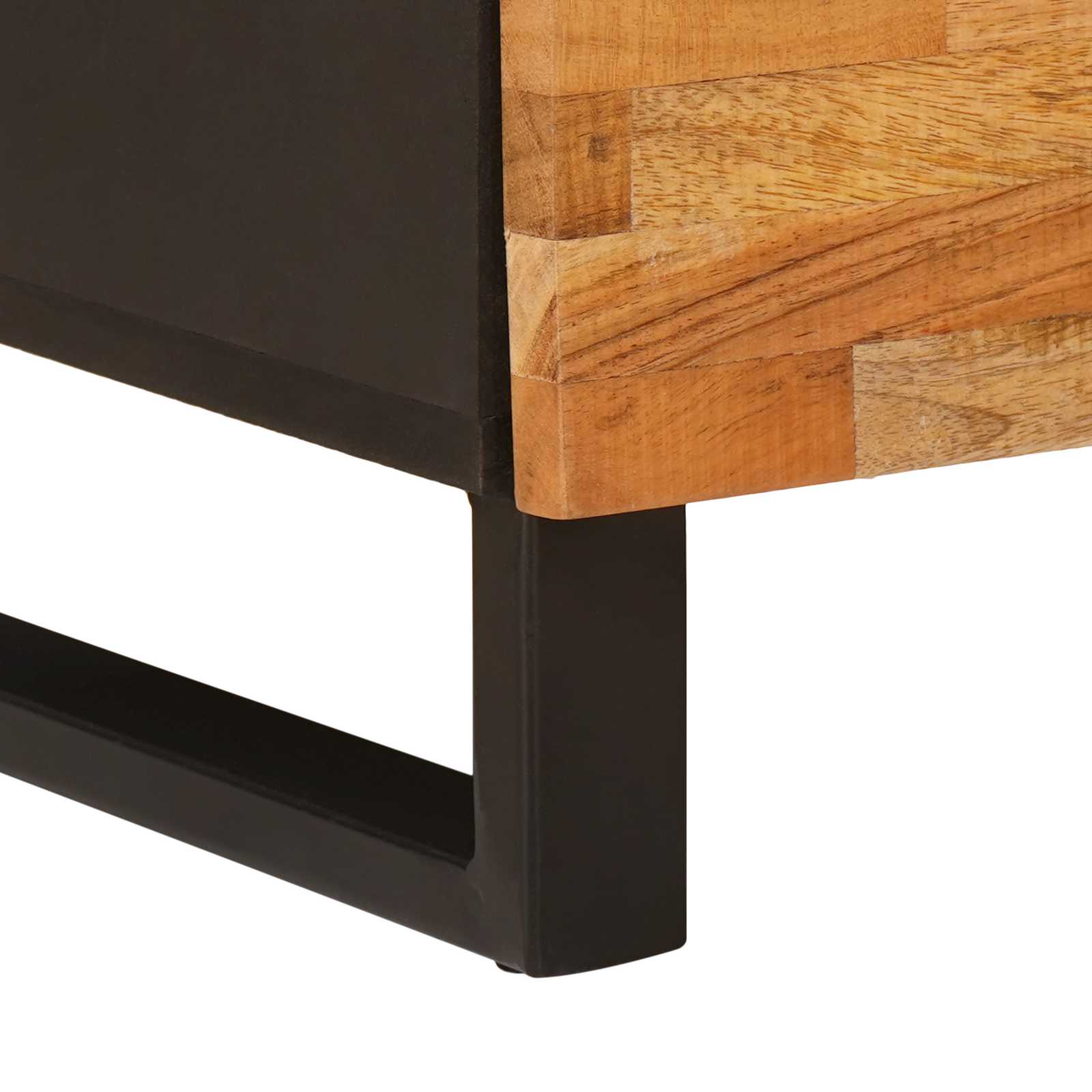 TV-kast Corona Bruin 100 x 33,5 x 46 cm Massief Mango Hout image 8