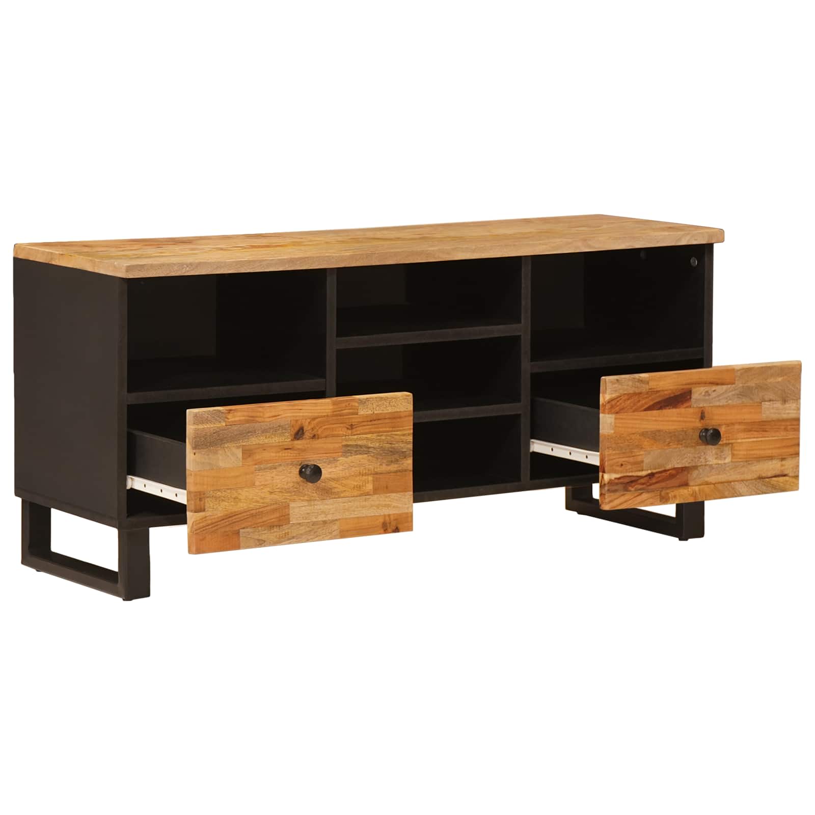 TV-kast Corona Bruin 100 x 33,5 x 46 cm Massief Mango Hout image 2