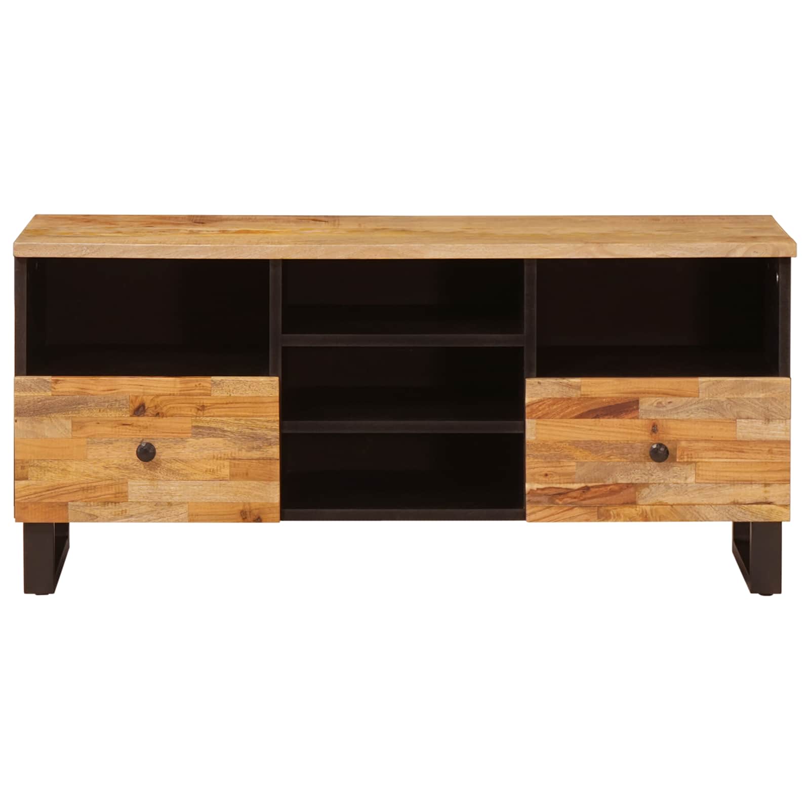 TV-kast Corona Bruin 100 x 33,5 x 46 cm Massief Mango Hout image 3
