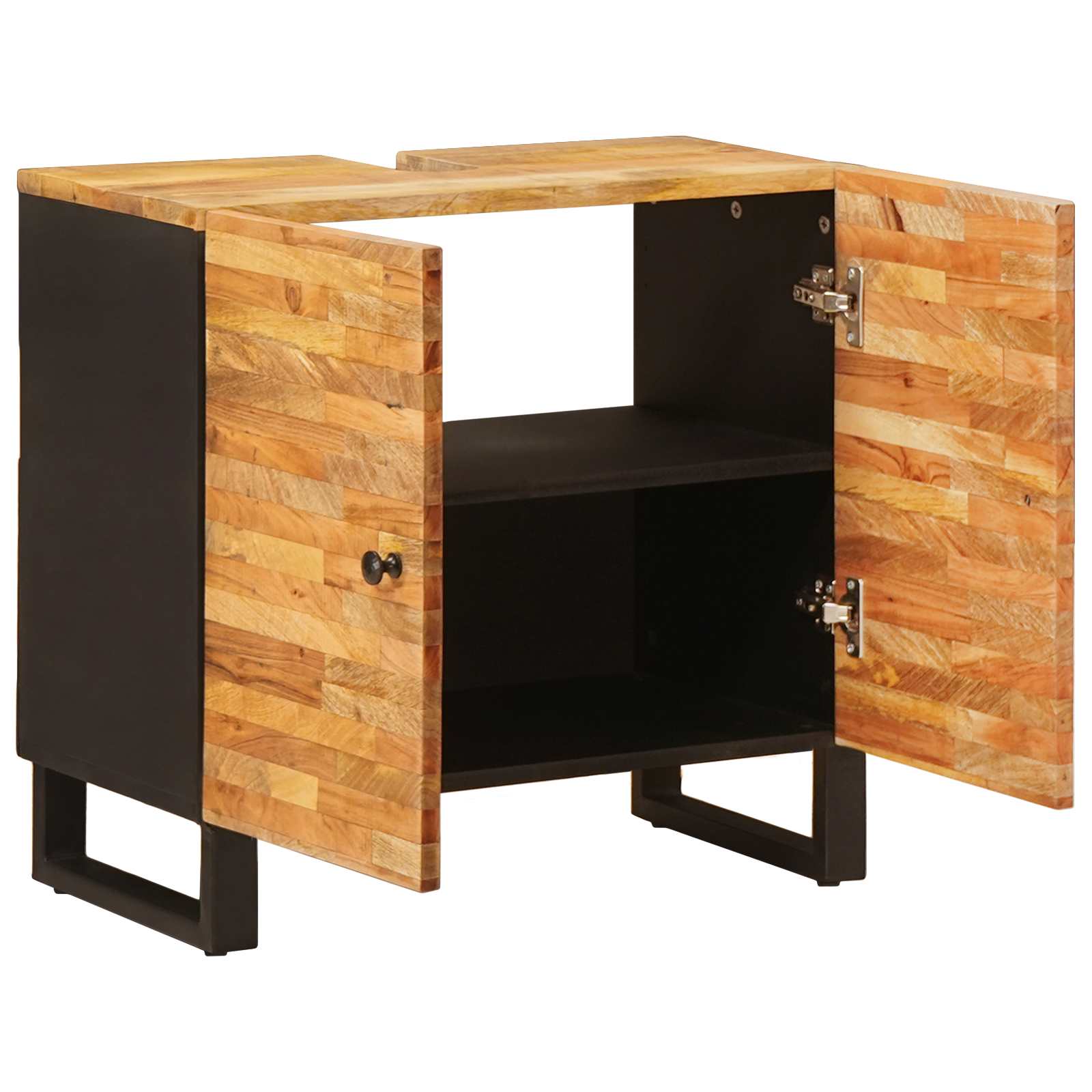 vidaXL Badkamer wastafelkast Effen