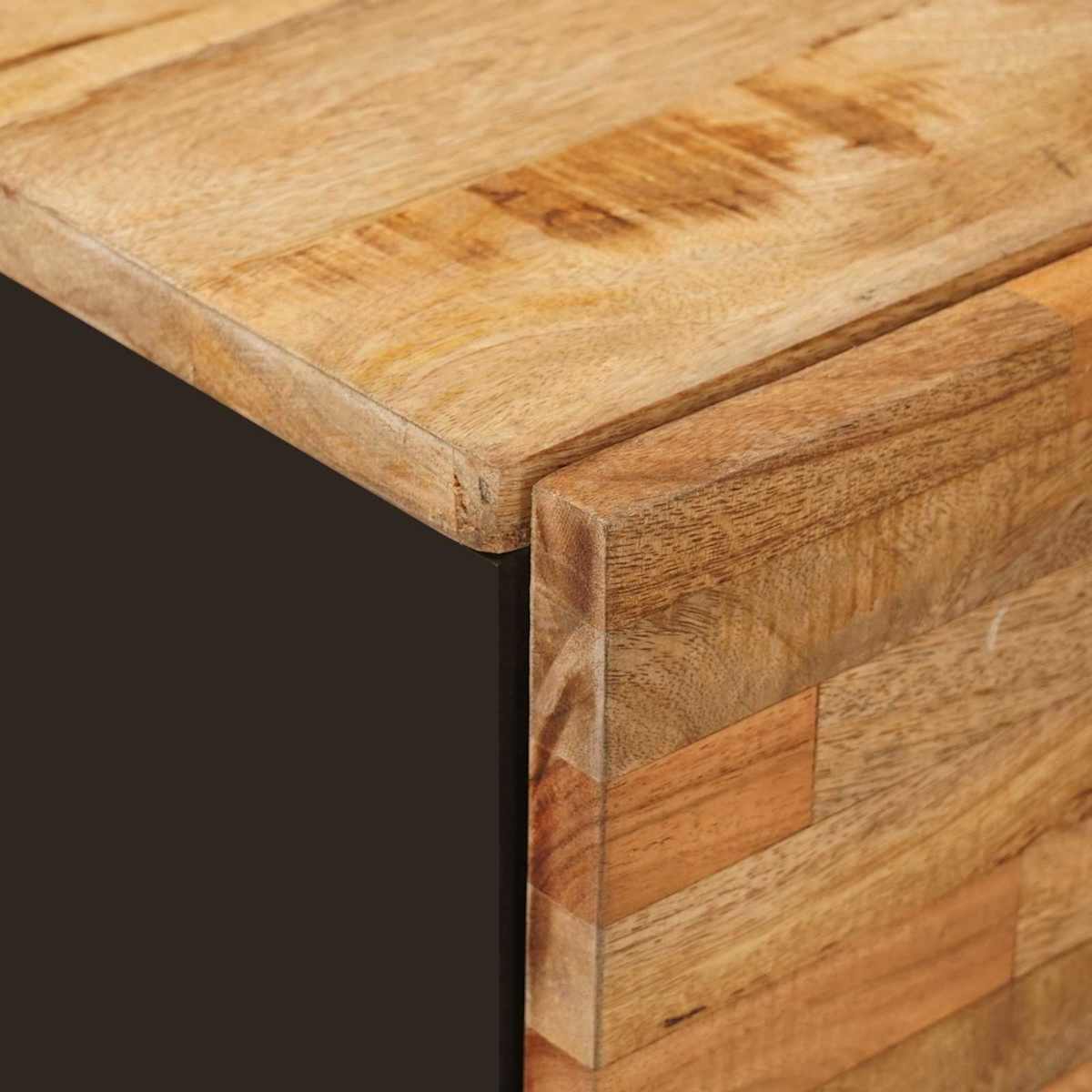 Badeværelsesskab Naturfarvet 38 x 33 x 58 cm Massivt mangotræ - Billede 6
