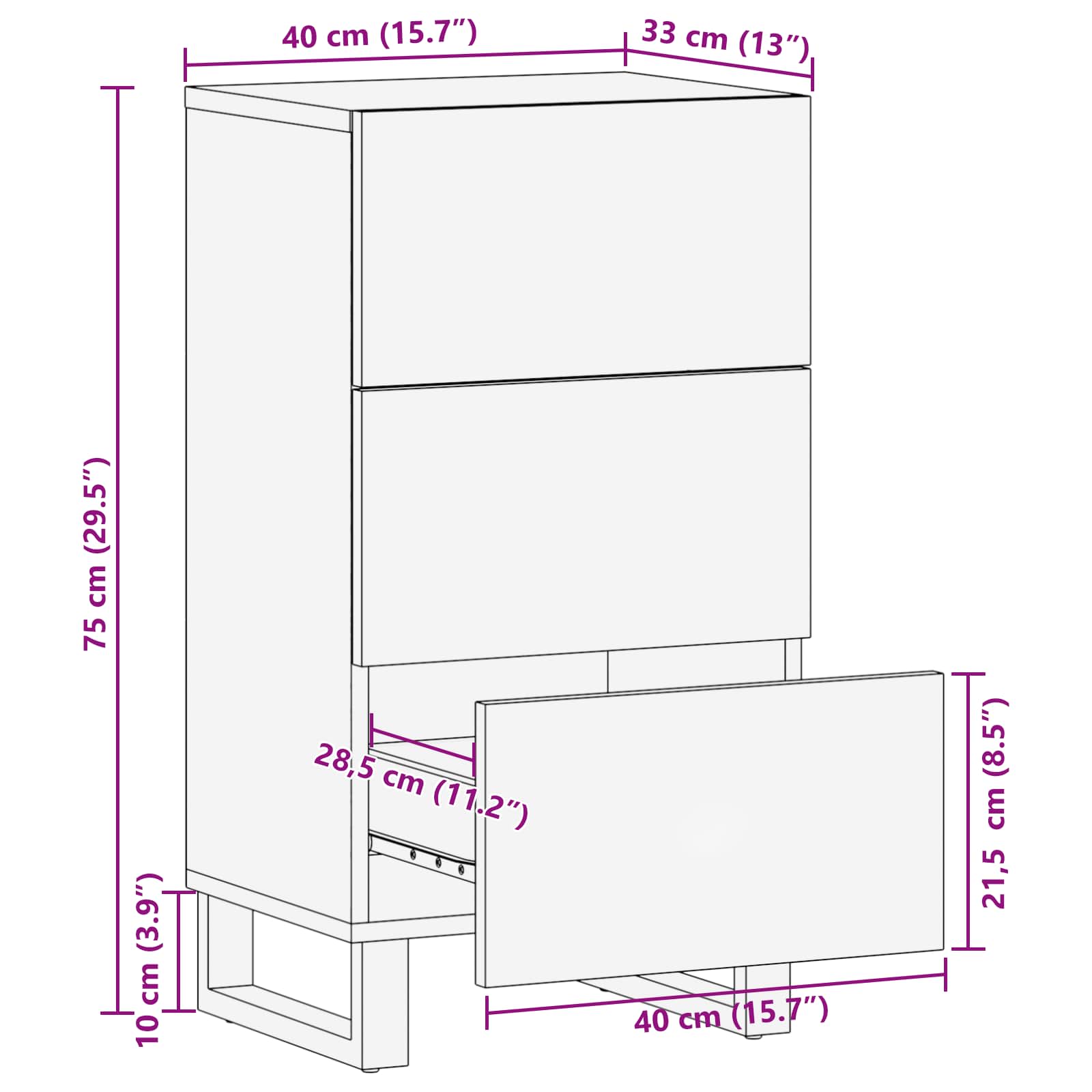 Bijzetkast | luizaXL | Dé meubelwinkel voor elk interieur Bijzetkast - Afbeelding 11
