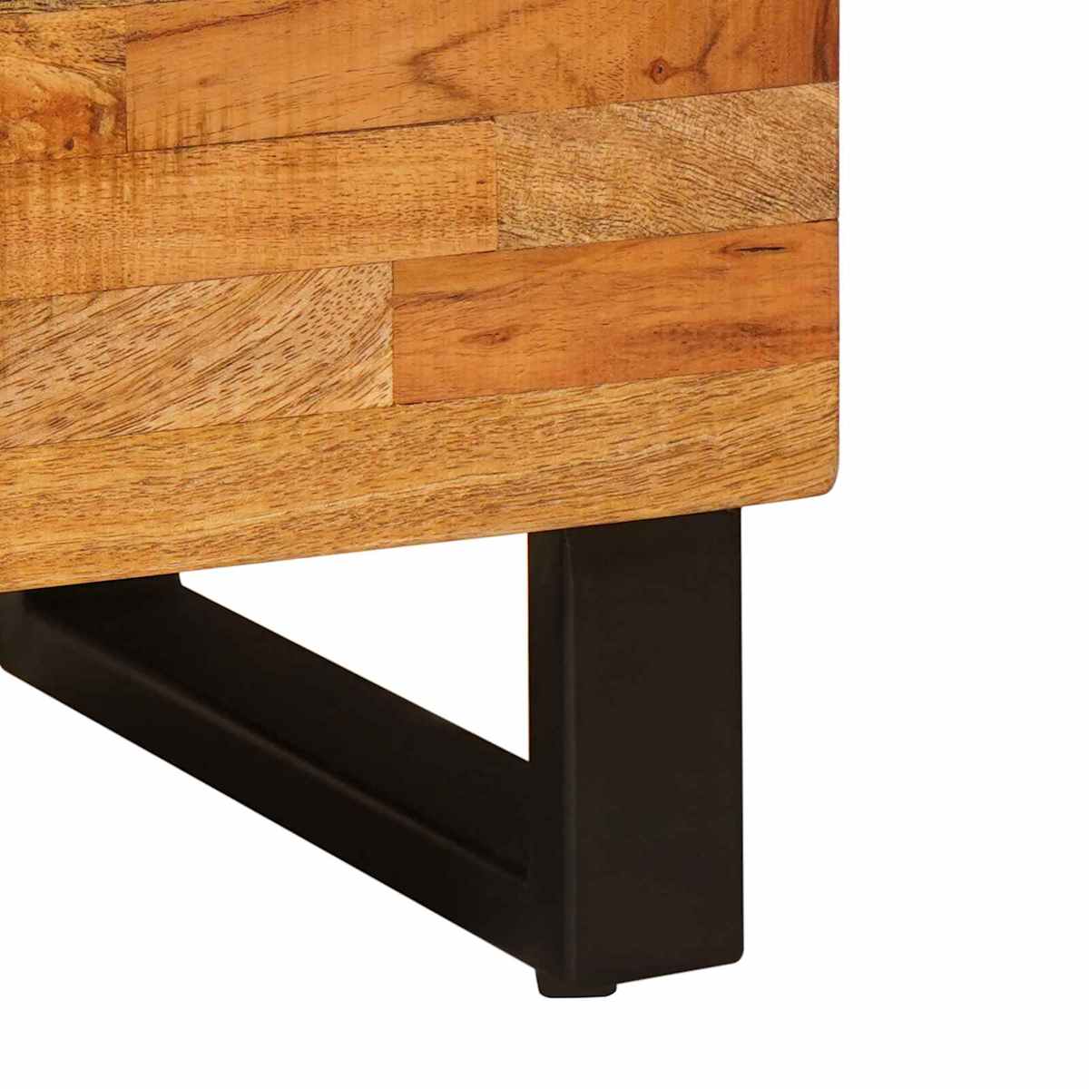 Sideskab Brun 80 x 33 x 75 cm Massivt mangotræ - Billede 8