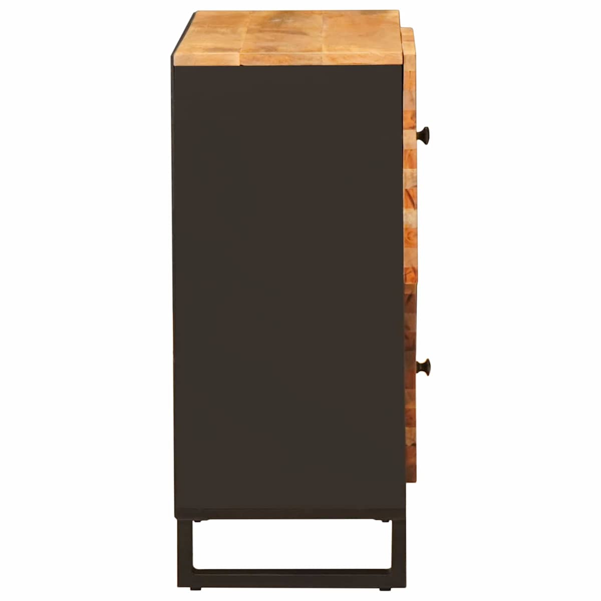 Sideskab Brun 80 x 33 x 75 cm Massivt mangotræ - Billede 4
