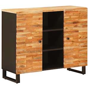 vidaXL K&otilde;rvalkapp sahtliga Pruun 90 x 33 x 75 cm Tugev mango puu