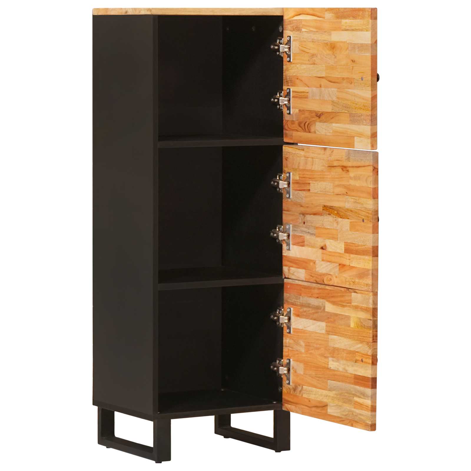 Thumbnail - vidaXL Aufbewahrung Highboard mit Regal Braun 40 x 33,5 x 110 cm