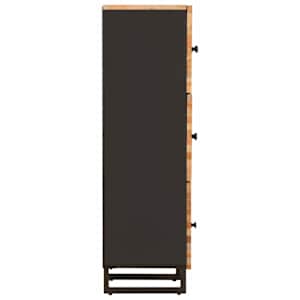 Úložný vysoký stůl Hnědá 40 x 33 x 110 cm Masivní mangové dřevo - obrázek 4
