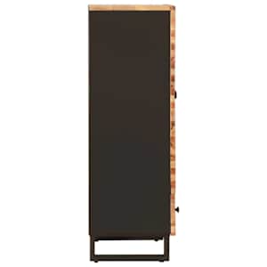 Úložný vysoký stůl Hnědá 60 x 33 x 100 cm Masivní mangové dřevo - obrázek 4