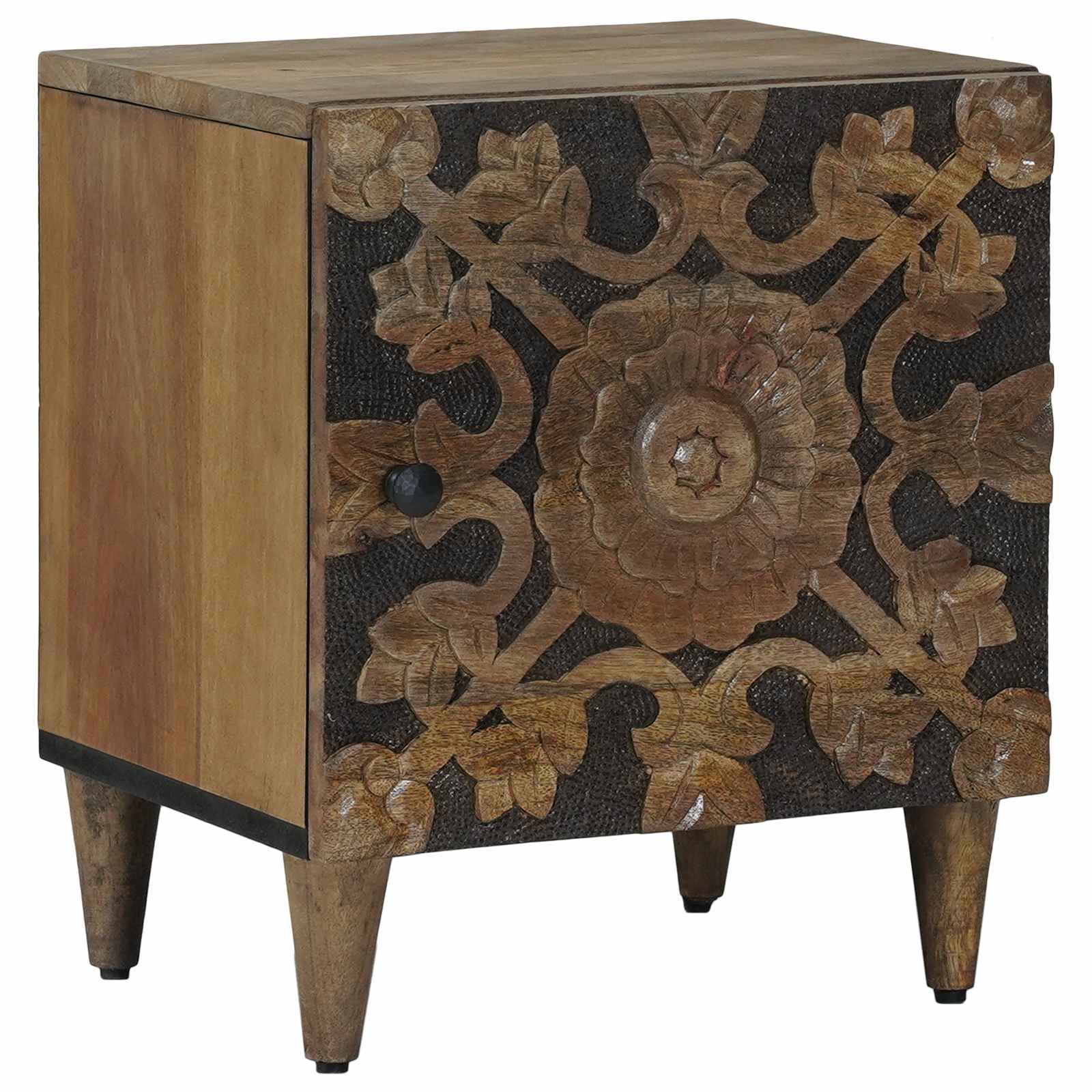 vidaXL Dulap de noapte Maro 40 x 33,5 x 46 cm Lemn de mango solid