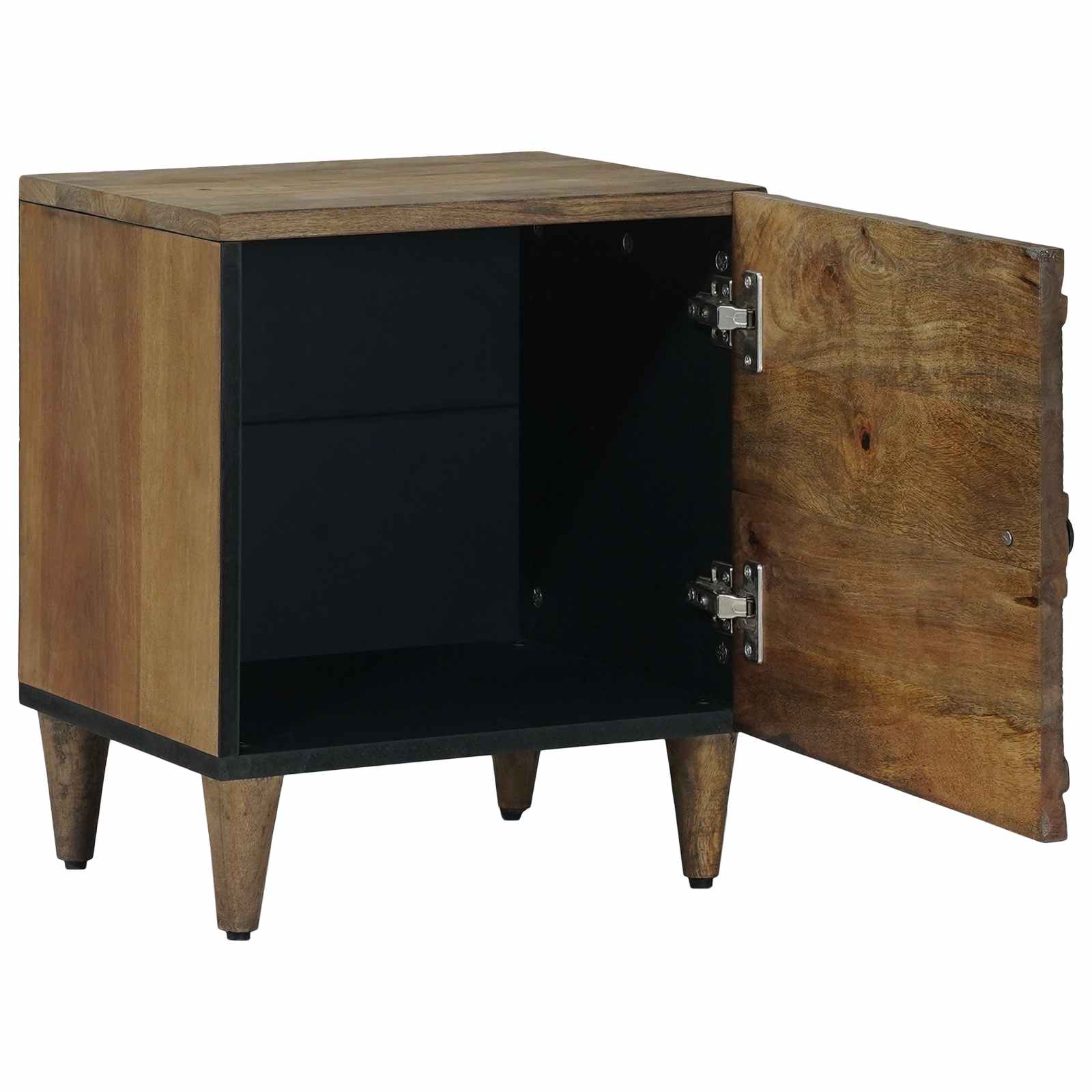 Nachtkastje Bruin 40 x 33,5 x 46 cm Massief Mango Hout image 2