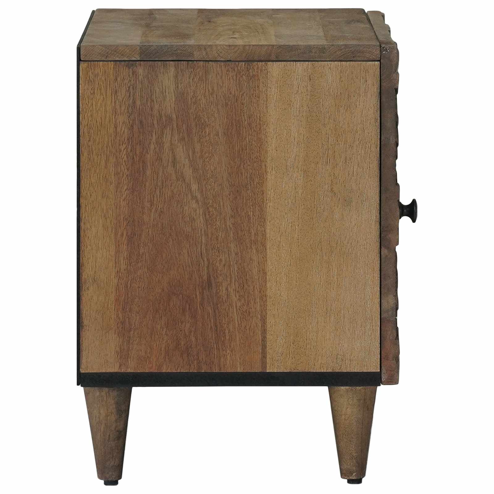 Nachtkastje 2 pcs Bruin 40 x 33,5 x 46 cm Massief Mango Hout image 5