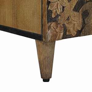 Televizní skříň Hnědá 105 x 33,5 x 46 cm Masivní mangové dřevo - obrázek 8