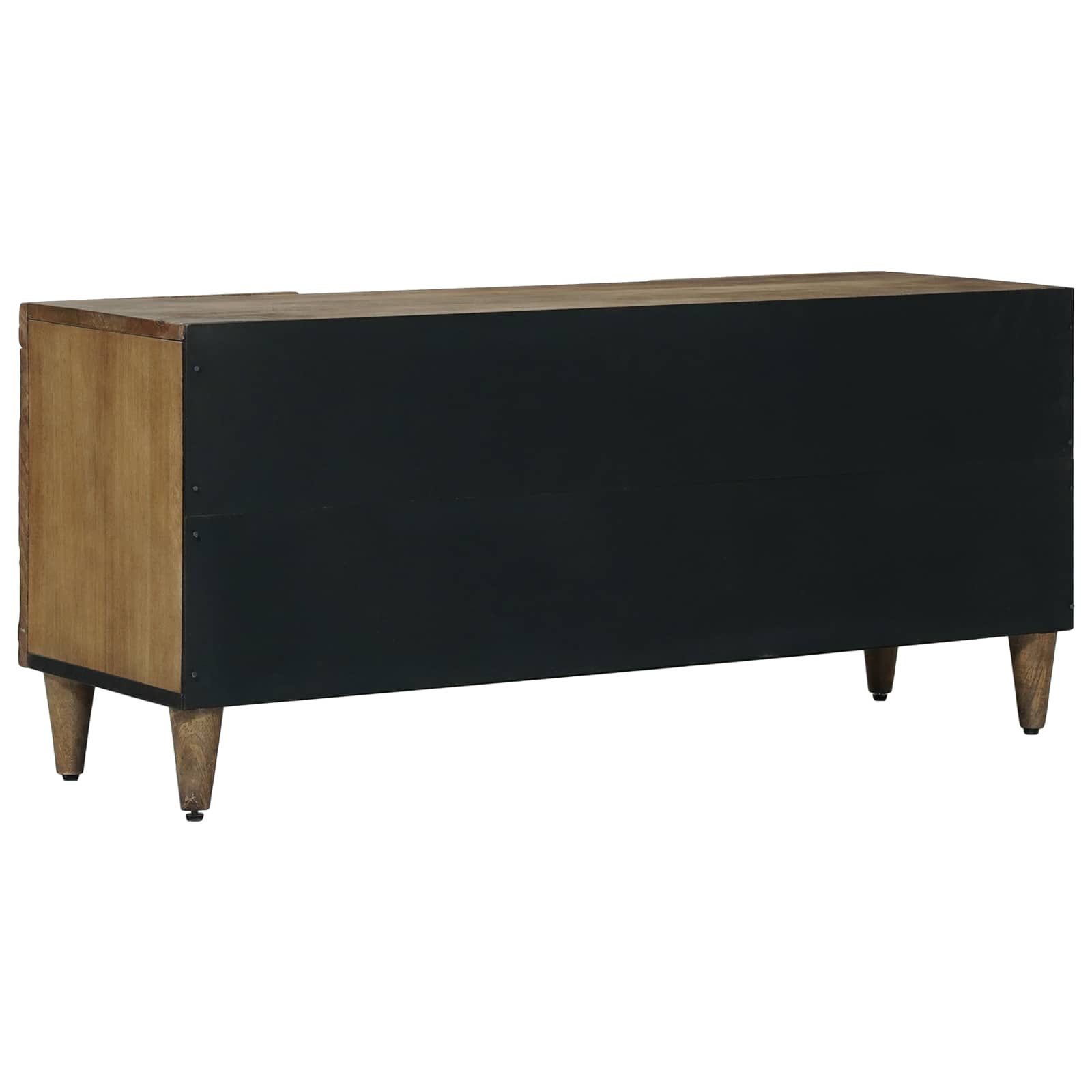 TV-kast met opslag Bruin 105 x 33,5 x 46 cm Massief Mango Hout image 5