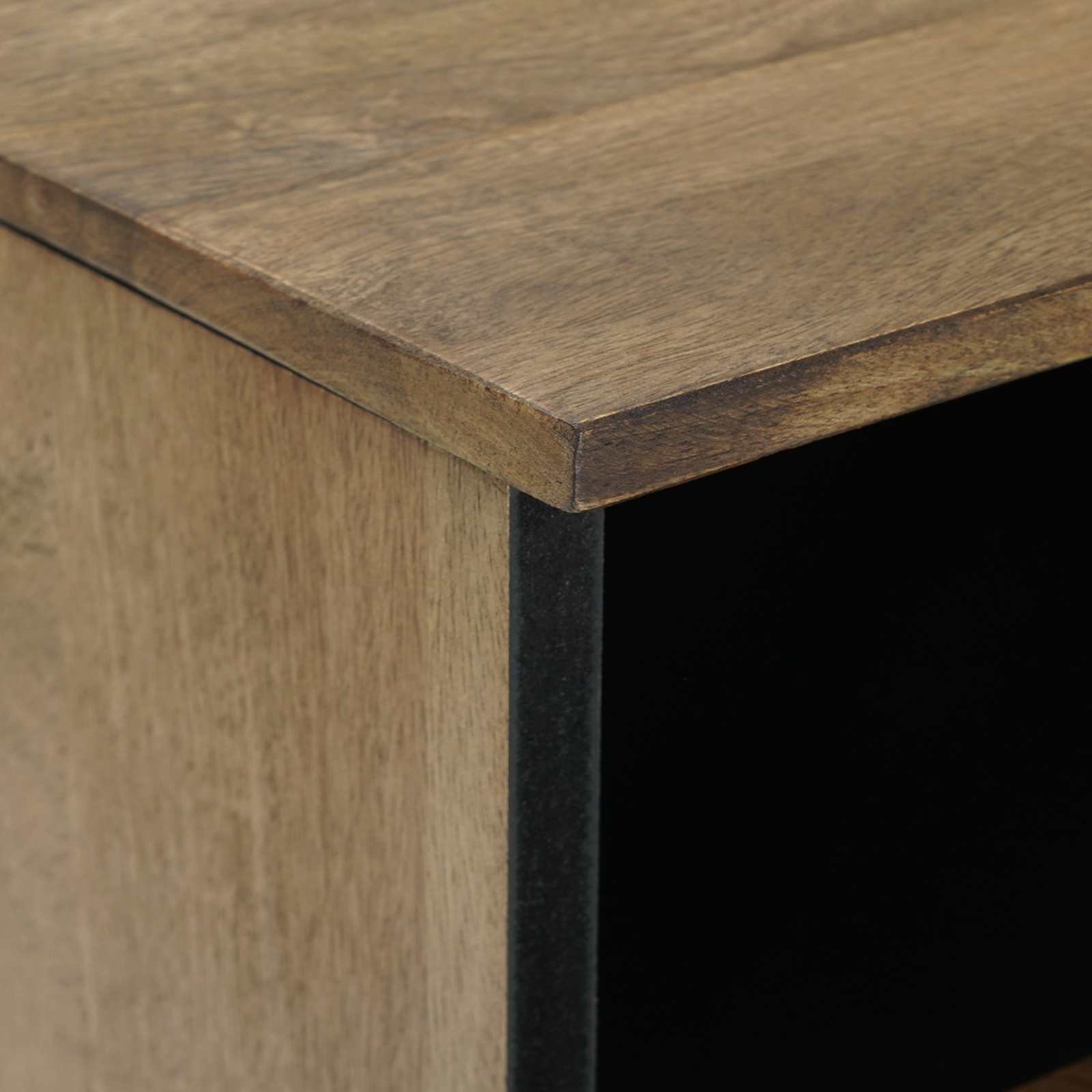 TV-kast met opslag Bruin 70 x 33,5 x 46 cm Massief Mango Hout image 6