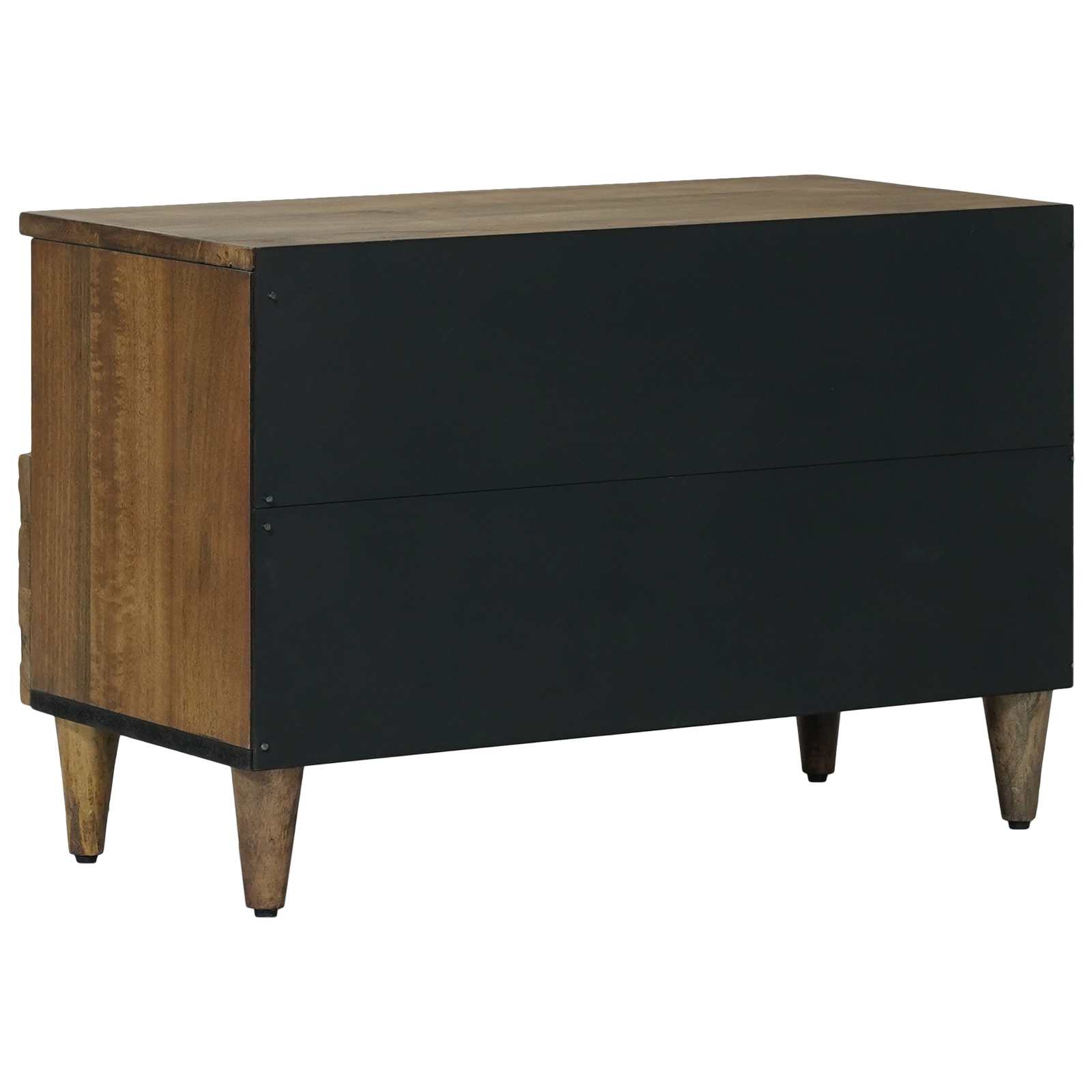 TV-kast met opslag Bruin 70 x 33,5 x 46 cm Massief Mango Hout image 5