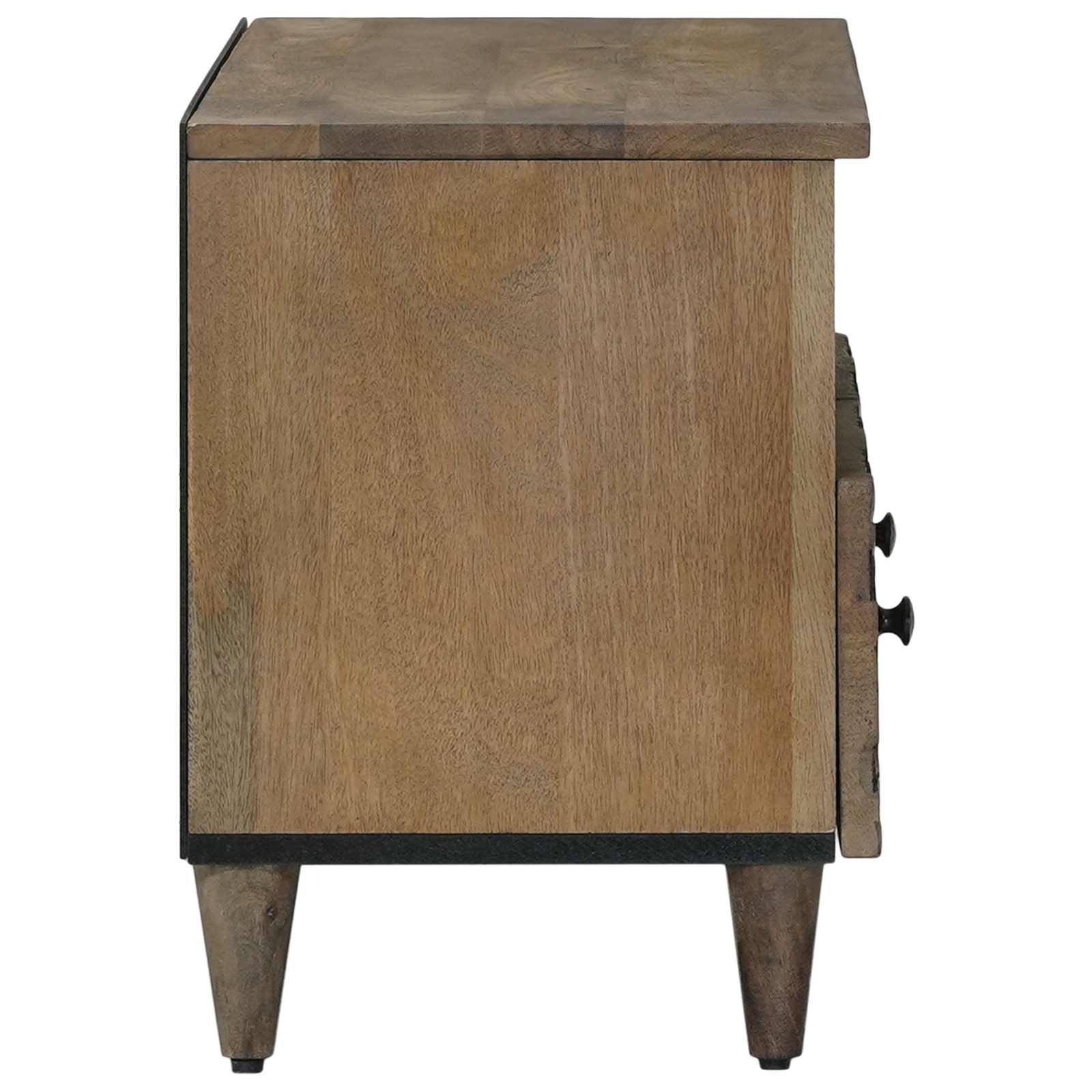 TV-kast met opslag Bruin 70 x 33,5 x 46 cm Massief Mango Hout image 4