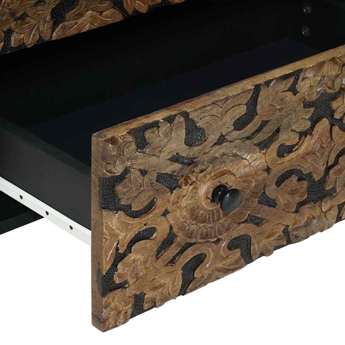 Opbevarings Sideboard 60 x 33 x 75 cm Massivt mangotræ Brun - Billede 7
