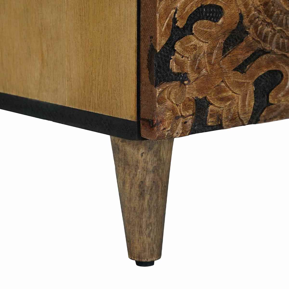 Opbevarings Sideboard 60 x 33 x 75 cm Massivt mangotræ Brun - Billede 8