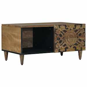 Klubska miza Rjava 80 x 50 x 40 cm Masiven les manga