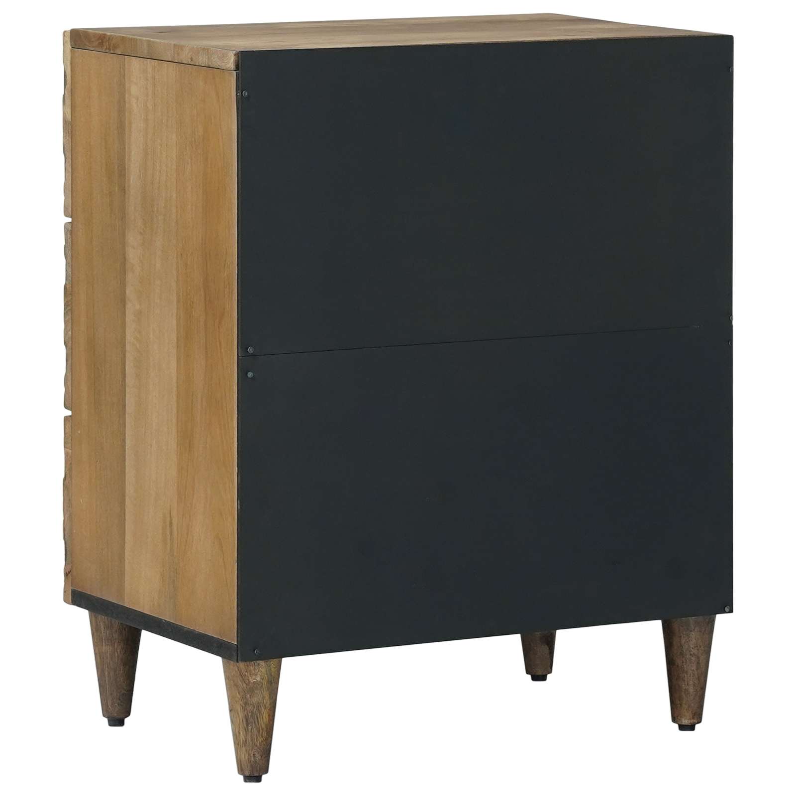 Bed kast met lade Bruin 50 x 33 x 60 cm Massief Mango Hout image 5