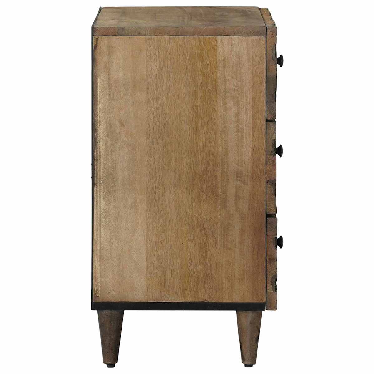 Sengekabinett Brun 50 x 33 x 60 cm Massivt mangotræ - Billede 4