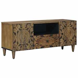 vidaXL Telerikapp Pruun 105 x 33 x 46 cm Tugev mango puu