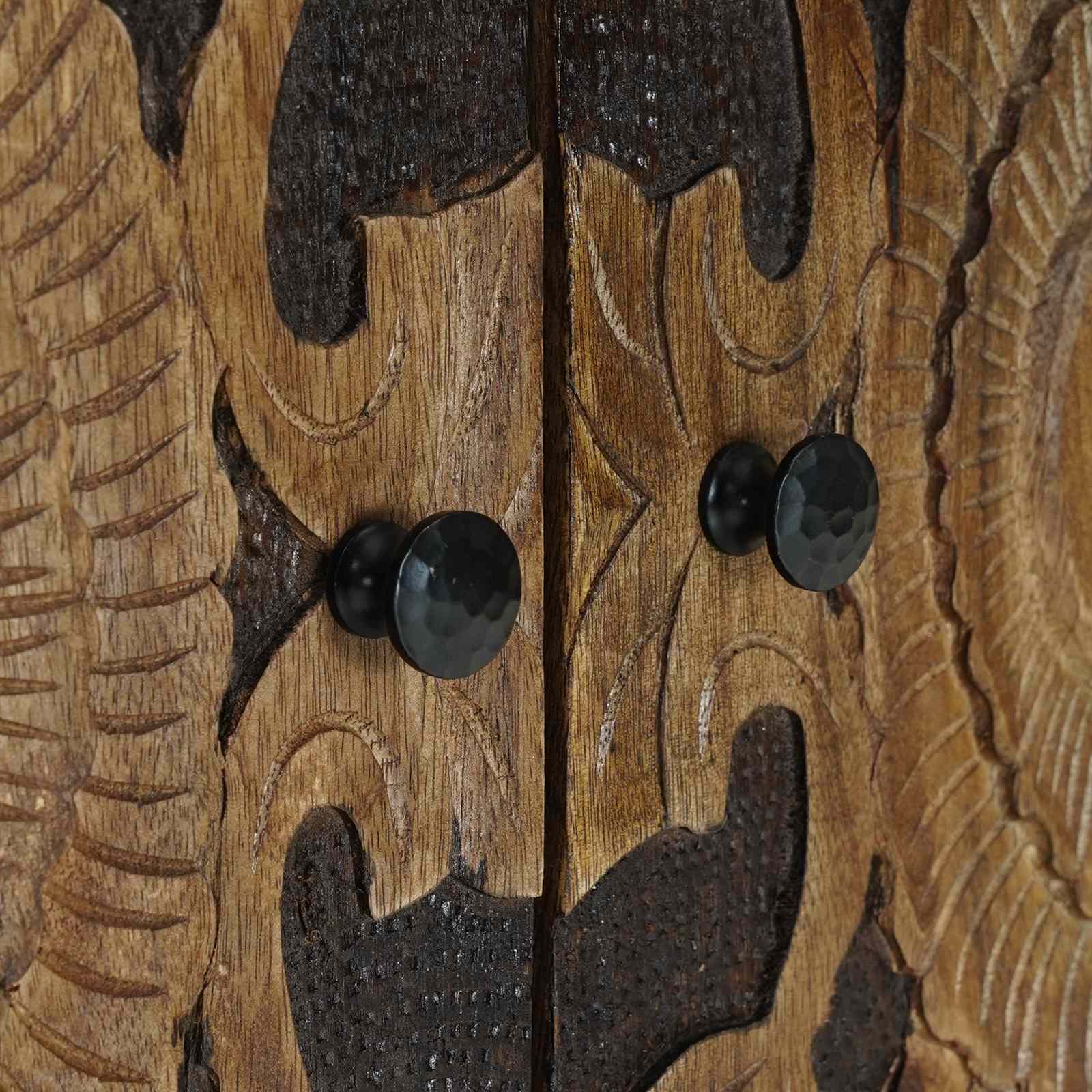 Badkamer wastafelkast Bruin 62 x 33 x 58 cm Massief Mango Hout image 7