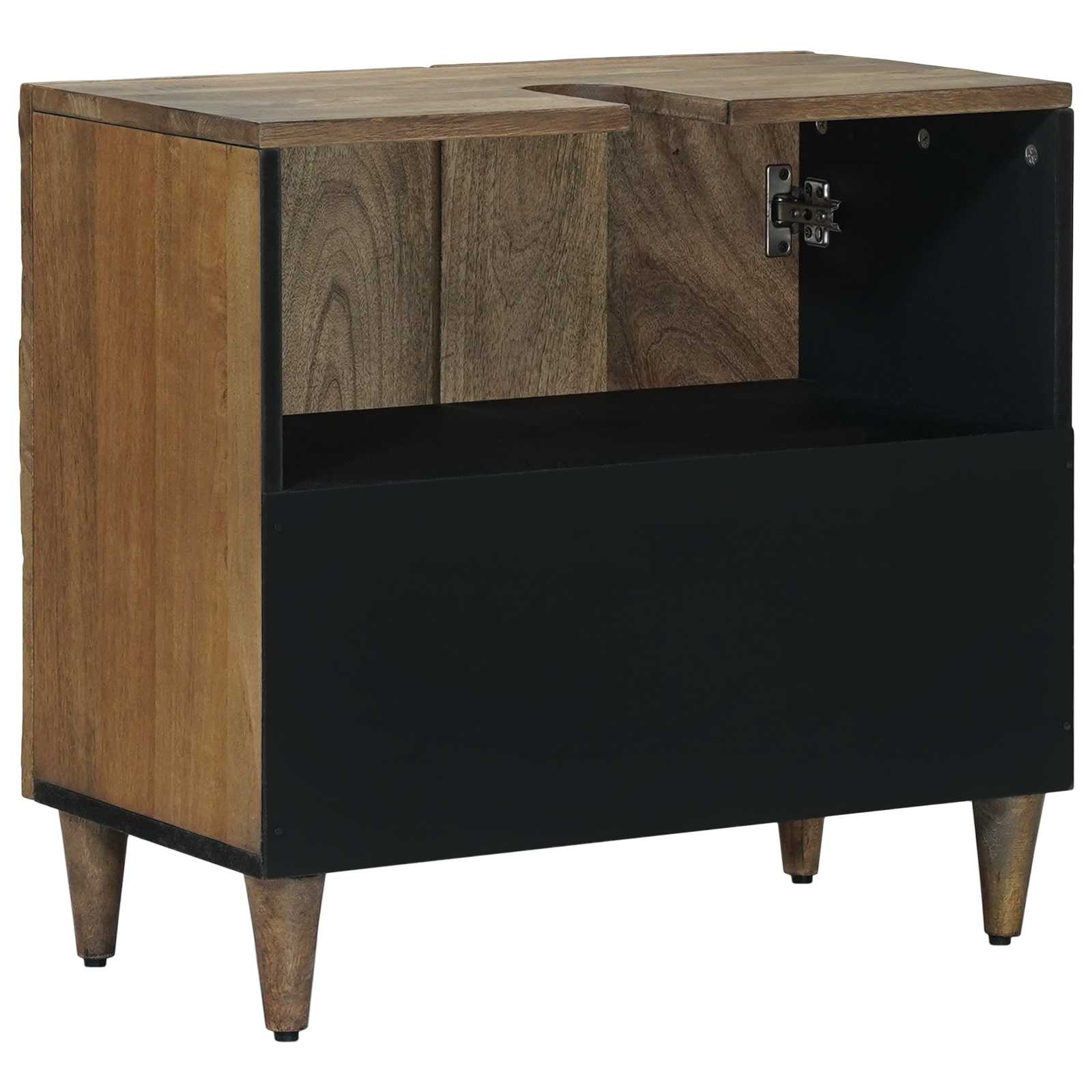 Badkamer wastafelkast Bruin 62 x 33 x 58 cm Massief Mango Hout image 5