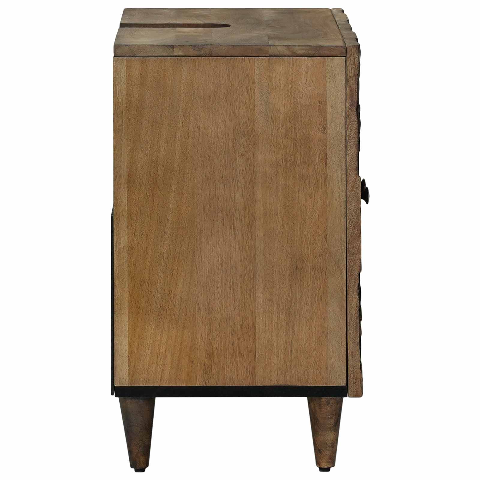 Badkamer wastafelkast Bruin 62 x 33 x 58 cm Massief Mango Hout image 4