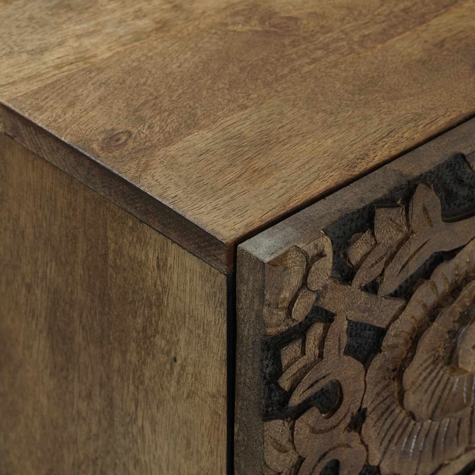 Badkamer Hangkast Bruin 38 x 33,5 x 48 cm Massief Mango Hout image 6