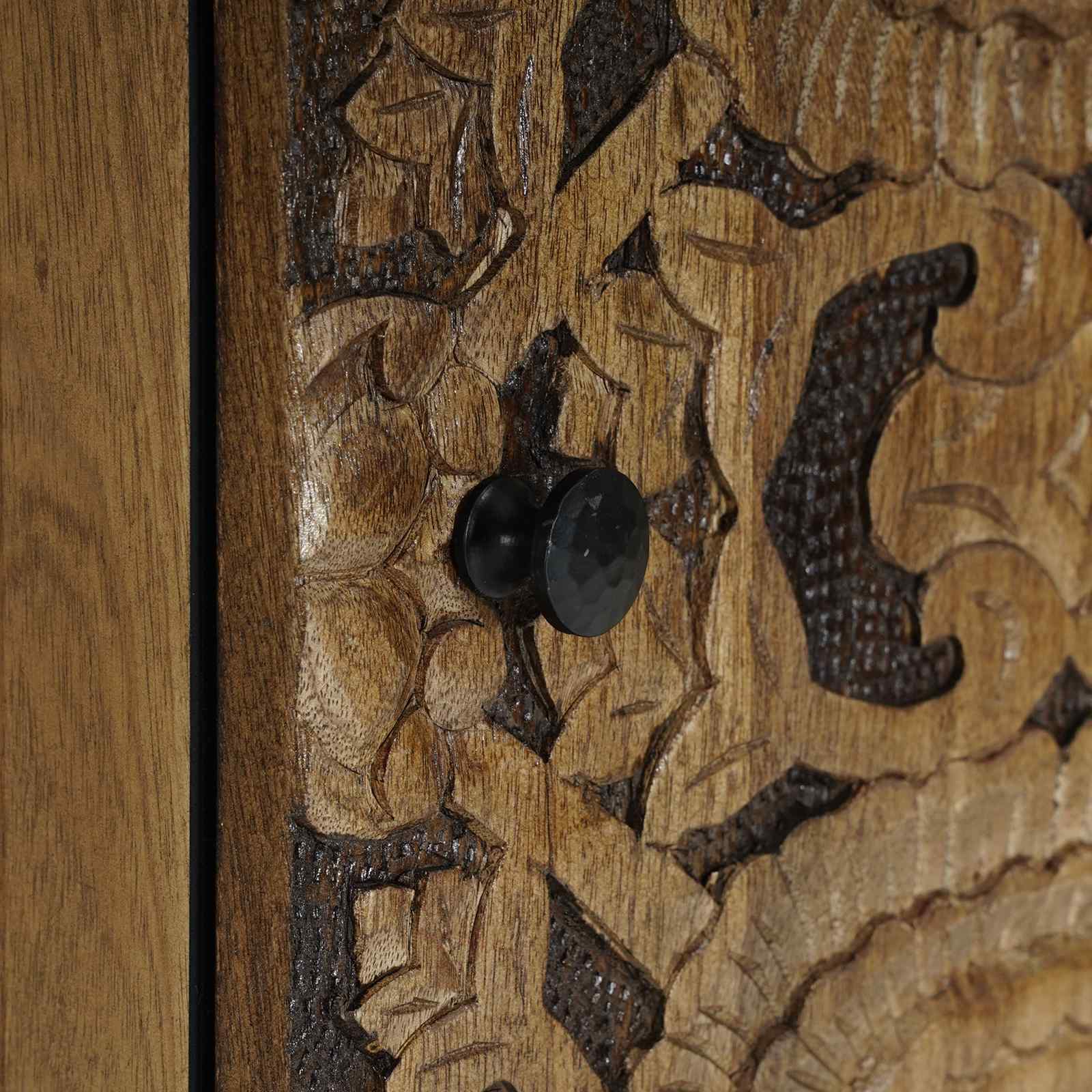 Badkamerkast Bruin 38 x 33,5 x 58 cm Massief Mango Hout image 7