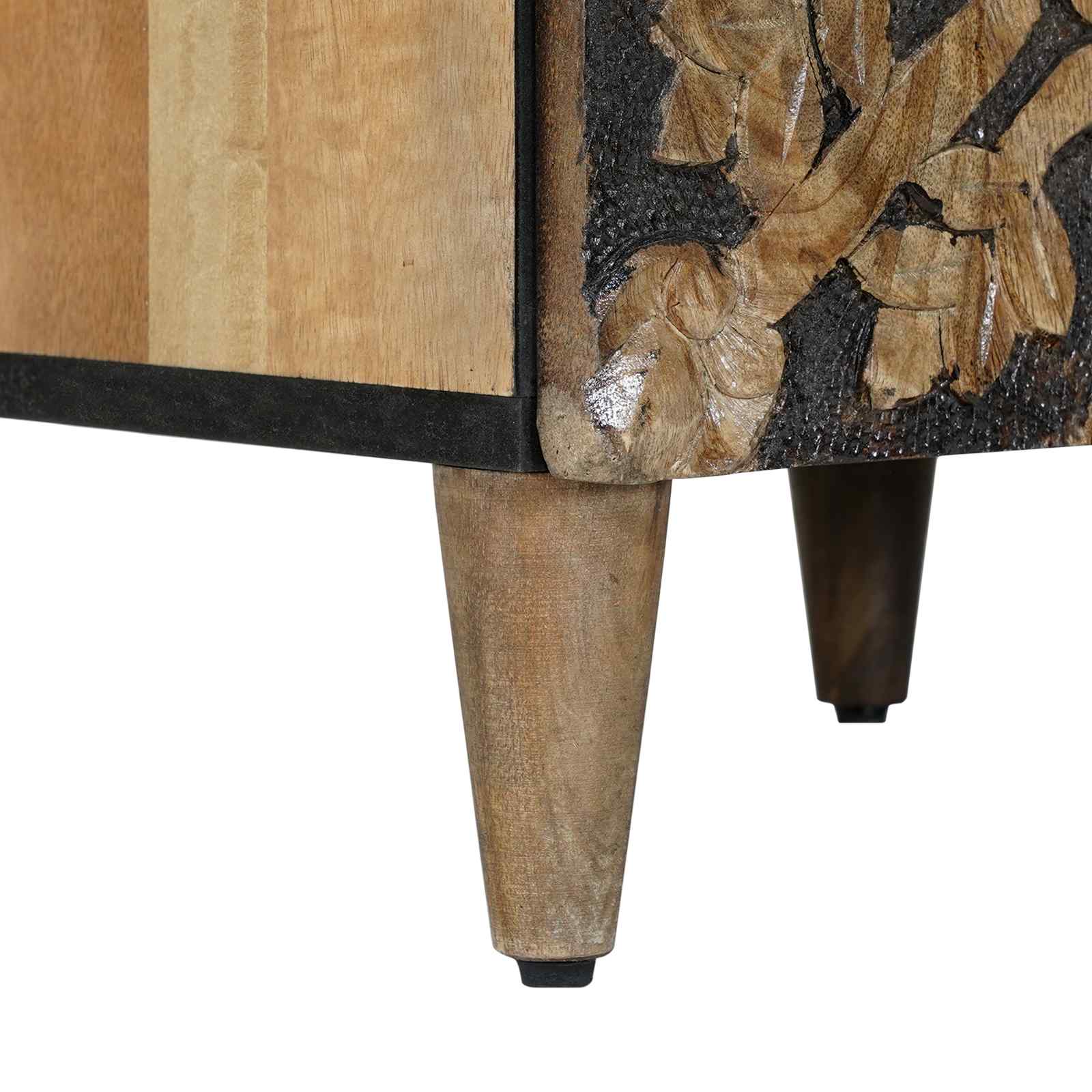 Badkamerkast Bruin 38 x 33,5 x 160 cm Massief Mango Hout image 8